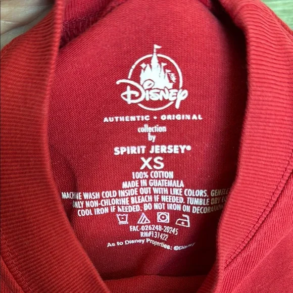 Official 2021 runDisney Red Sweatshirt with Mickey Mouse - Picture 4 of 4